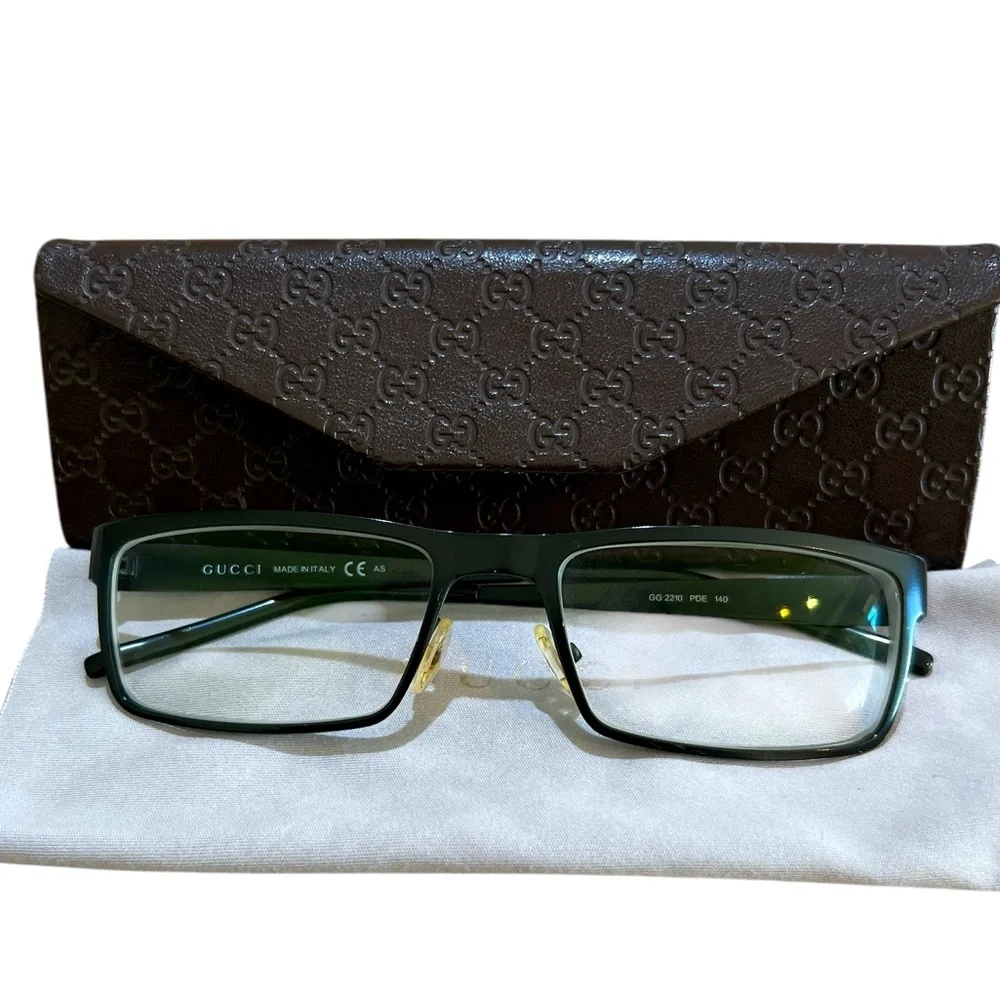 Gucci men’s eyeglasses frames with case